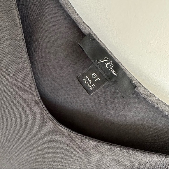 J Crew Charcoal Camisole Top - size 6 TALL - Picture 2 of 3